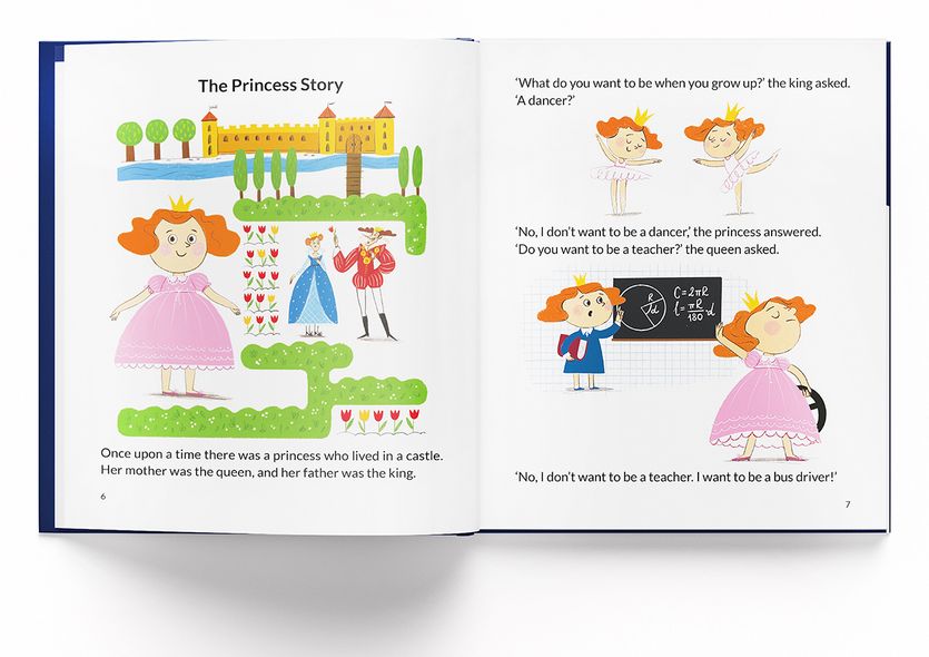 Книга Storybook by teacher in pink tutu