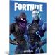 FORTNITE. Записна книжка "Ворон", клітинка, м'яка обкладинка, 80 аркушів 1 з 2