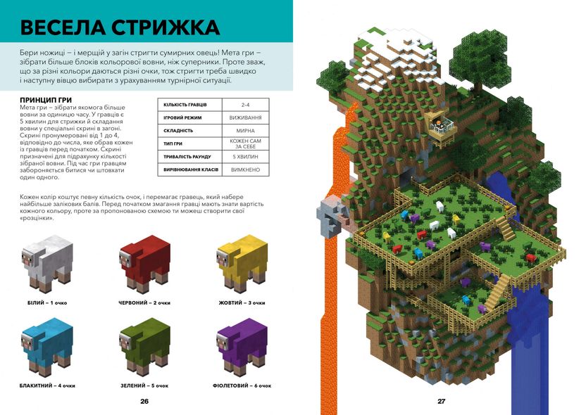 MINECRAFT Довідник мініігор